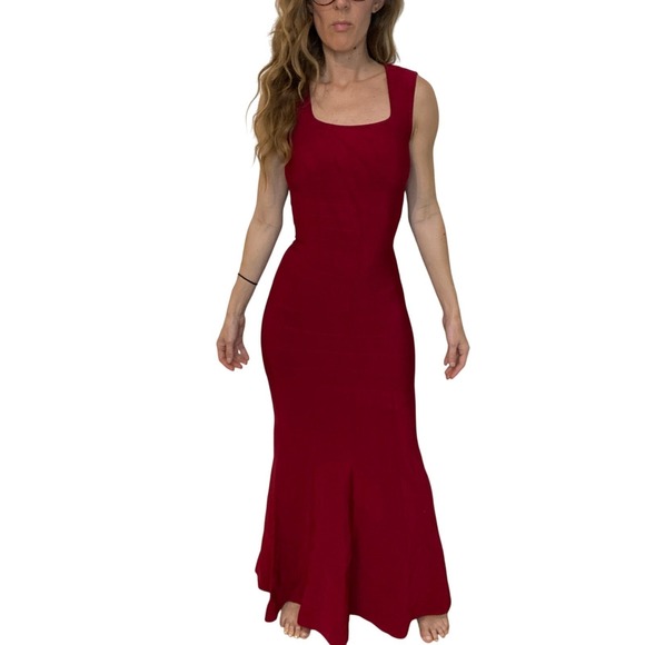 Marciano Natalia Bodycon Ball Gown Maxi Dress in Rio Red Christmas Gala  Size XXS